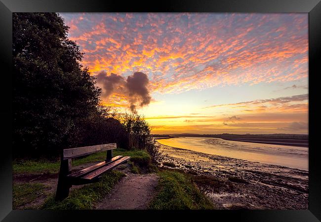 Early morning on the River Taw Framed Print by Dave Wilkinson North Devon Ph
