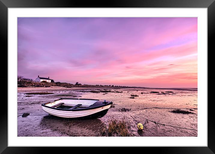 By the White House Crow Point Framed Mounted Print by Dave Wilkinson North Devon Ph