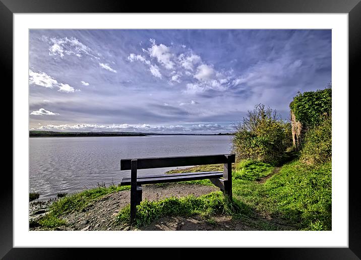 River Taw Framed Mounted Print by Dave Wilkinson North Devon Ph