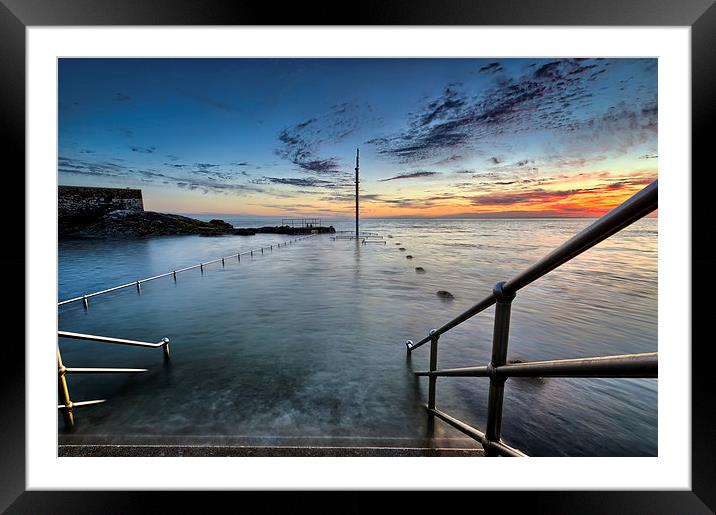 Ilfracombe Pier sunrise Framed Mounted Print by Dave Wilkinson North Devon Ph