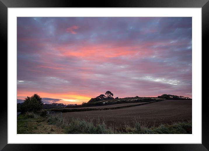  North Devon sunrise Framed Mounted Print by Dave Wilkinson North Devon Ph