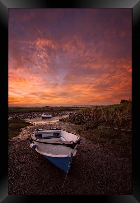  Velatror Quay sunrise Framed Print by Dave Wilkinson North Devon Ph