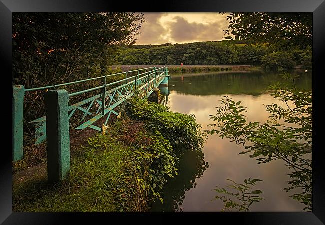  Slade Reservoir, Nr Ilfracombe. Framed Print by Dave Wilkinson North Devon Ph