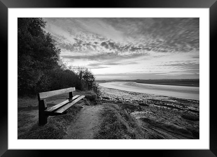  Early morning on the River Taw Framed Mounted Print by Dave Wilkinson North Devon Ph