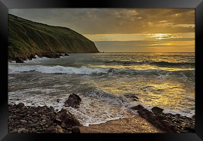  Putsborough Sands Framed Print by Dave Wilkinson North Devon Ph