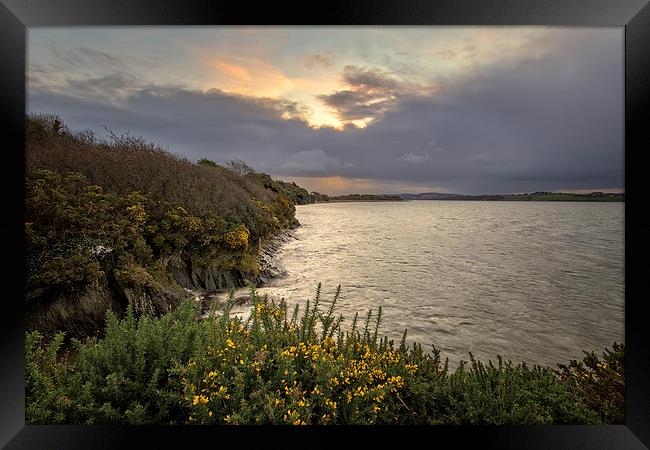  River Taw sunrise Framed Print by Dave Wilkinson North Devon Ph