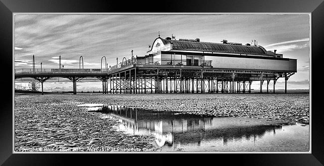 Cleethorpes Pier Reflected Framed Print by Rick Parrott
