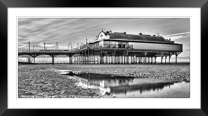 Cleethorpes Pier Reflected Framed Mounted Print by Rick Parrott