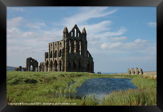 Whitby Abbey Framed Print by Barry Lowe