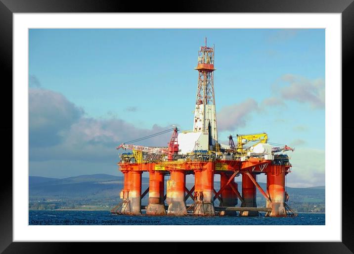 Transocean Leader Framed Mounted Print by Colin Chipp