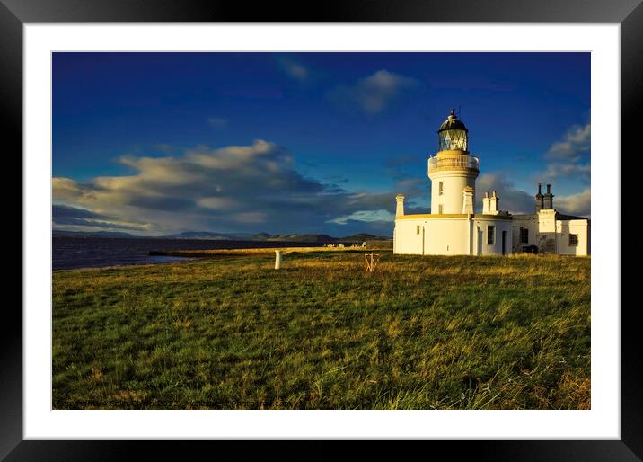 Chanonry Point lighthouse Framed Mounted Print by Colin Chipp
