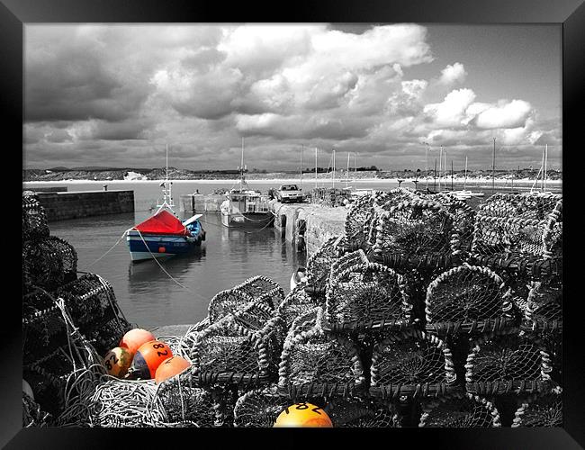 Beadnall Harbour Framed Print by Colin Chipp