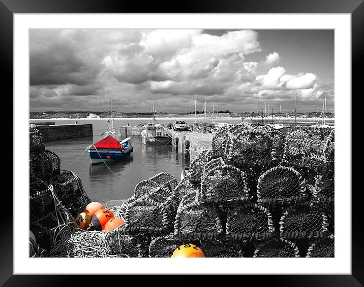 Beadnall Harbour Framed Mounted Print by Colin Chipp