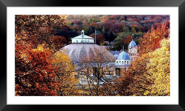 Buxton in Autumn Framed Mounted Print by Colin Chipp