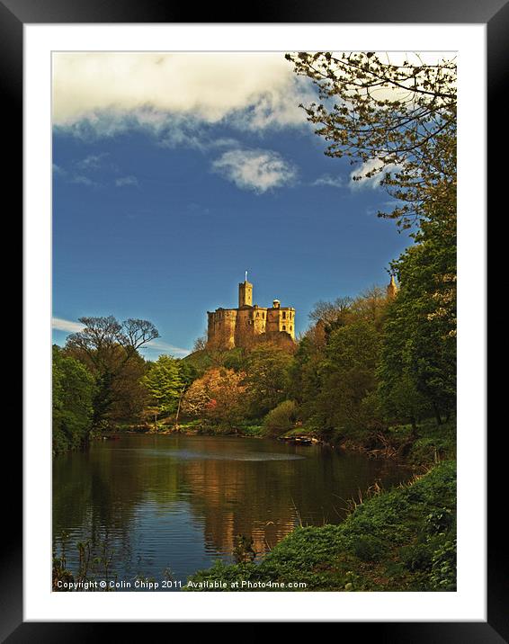 Warkworth Castle Framed Mounted Print by Colin Chipp