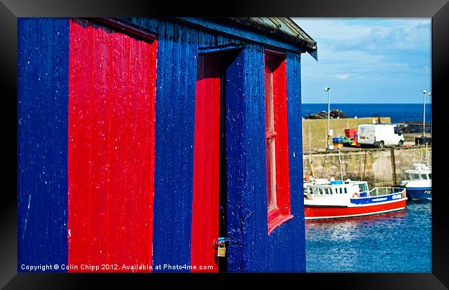Harbour shed Framed Print by Colin Chipp