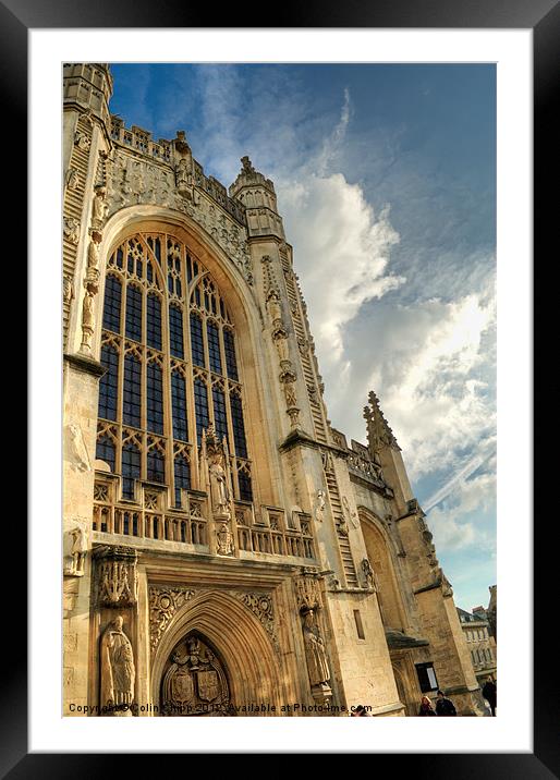The abbey Framed Mounted Print by Colin Chipp