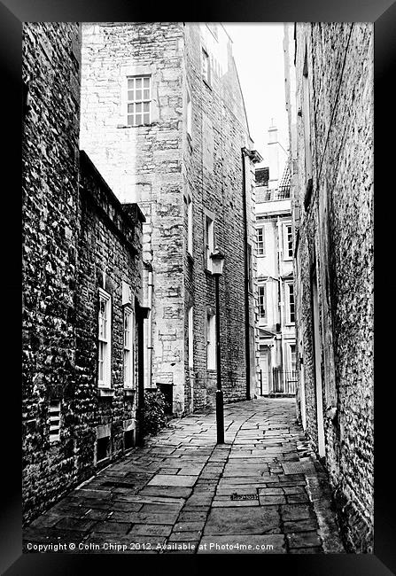 Back street Framed Print by Colin Chipp