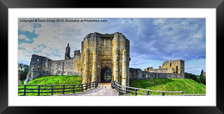 Warkworth Gate Framed Mounted Print by Colin Chipp