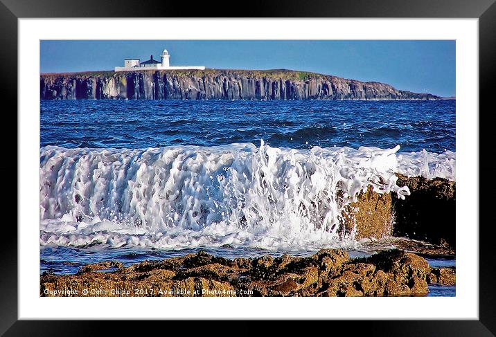 White water Framed Mounted Print by Colin Chipp