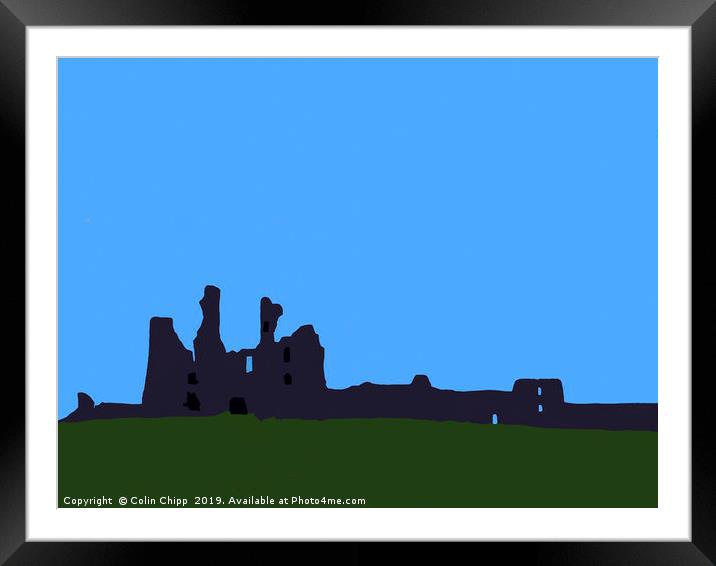 Dunstanburgh Framed Mounted Print by Colin Chipp