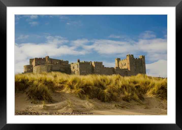 Sand castle Framed Mounted Print by Colin Chipp
