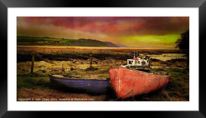 Old boats Framed Mounted Print by Colin Chipp