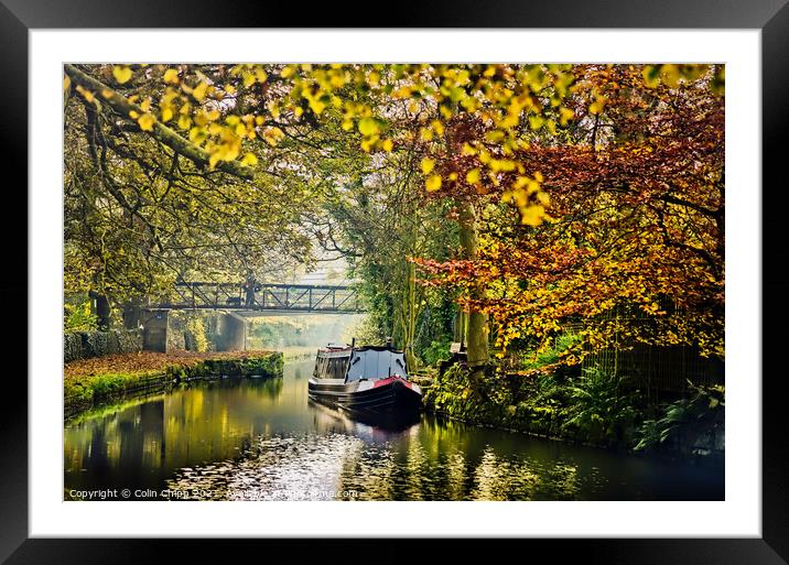 Peak Forest Canal Framed Mounted Print by Colin Chipp