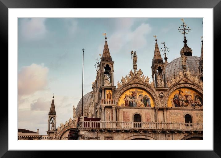 Basilica San Marco Framed Mounted Print by Colin Chipp