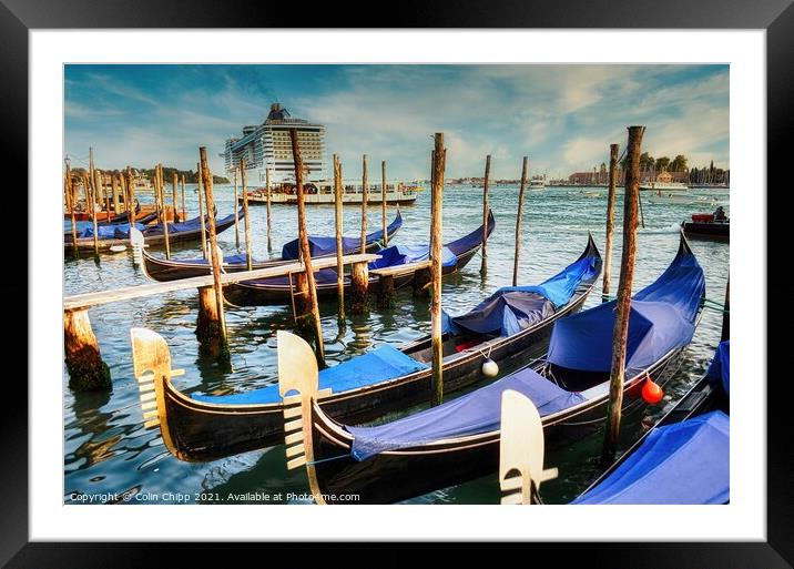All kinds of boats Framed Mounted Print by Colin Chipp