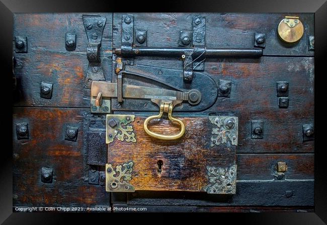 Under lock and key Framed Print by Colin Chipp
