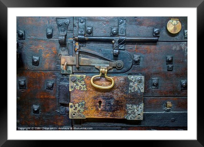 Under lock and key Framed Mounted Print by Colin Chipp