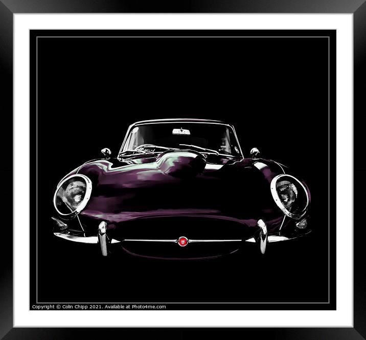 purple beauty Framed Mounted Print by Colin Chipp
