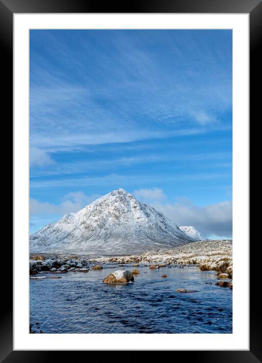 The Buachaille Etive Mor  Framed Mounted Print by Derek Beattie