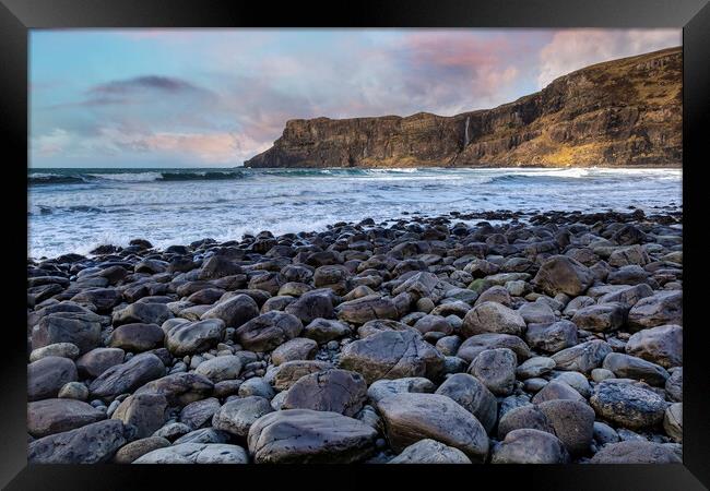 Talisker Bay Isle of Skye Framed Print by Derek Beattie