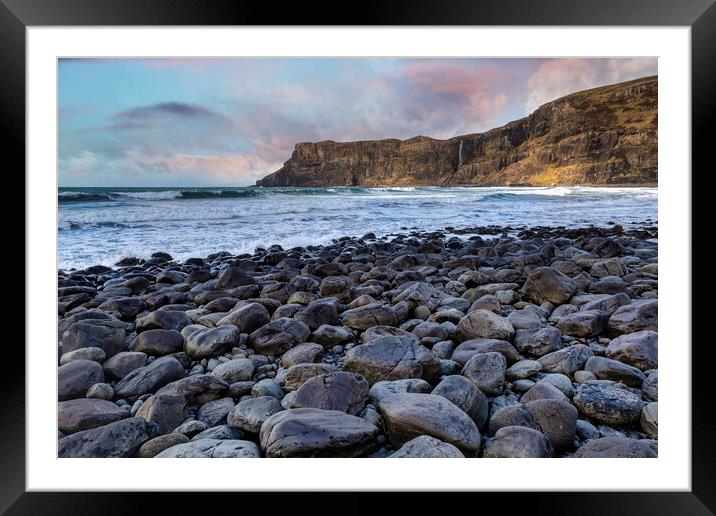 Talisker Bay Isle of Skye Framed Mounted Print by Derek Beattie