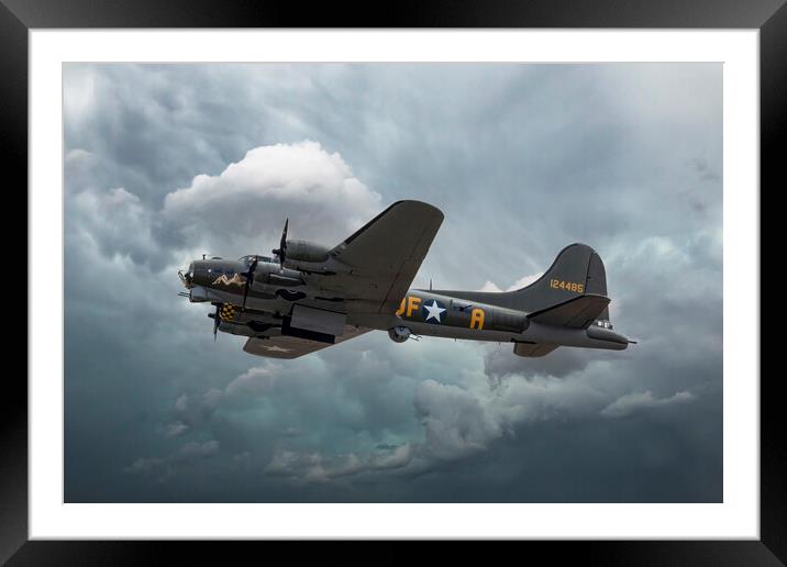 Boeing B-17 Flying Fortress Sally B Framed Mounted Print by Derek Beattie