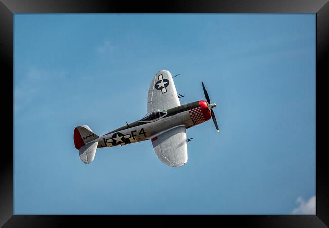 Republic P-47D Thunderbolt Framed Print by Derek Beattie