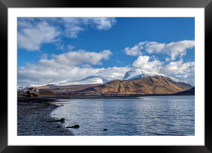 Ben Nevis Framed Mounted Print by Derek Beattie