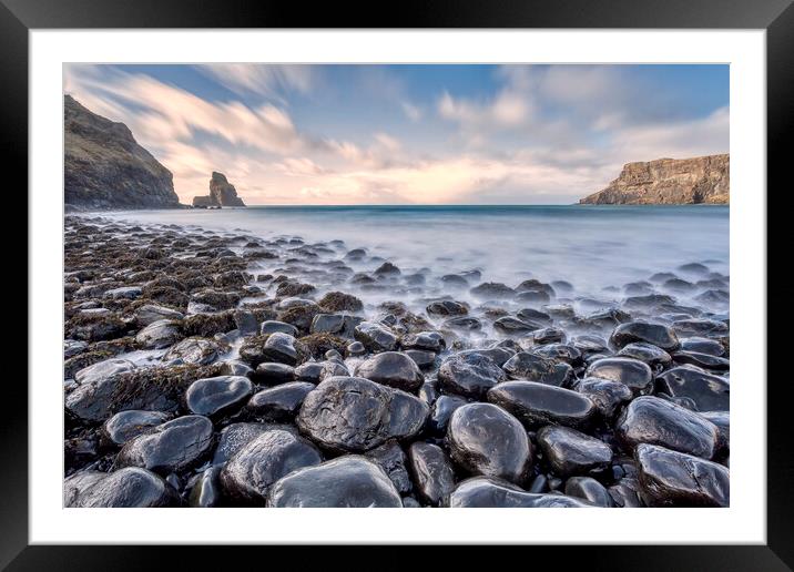 Talisker Bay, Isle of Skye Framed Mounted Print by Derek Beattie