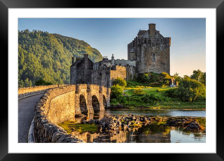 Eilean Donan Castle Framed Mounted Print by Derek Beattie