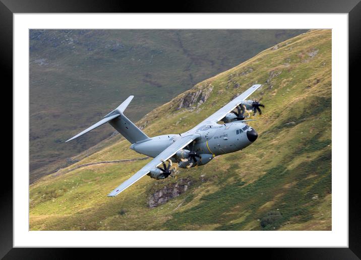  Airbus A400M Atlas  Framed Mounted Print by Derek Beattie