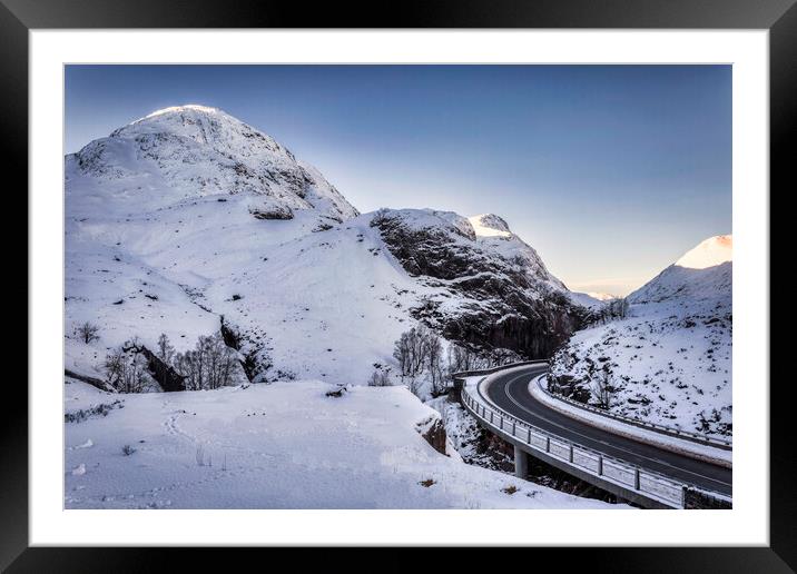The Pass of Glencoe Framed Mounted Print by Derek Beattie