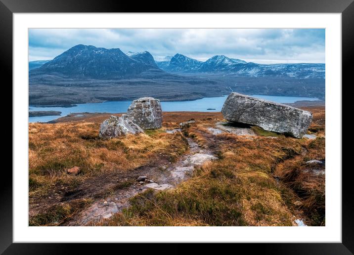 Highlands of Scotland Framed Mounted Print by Derek Beattie
