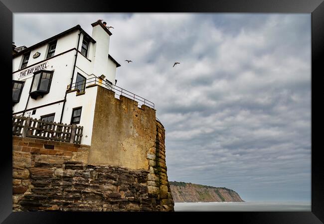 Robin Hoods Bay Framed Print by Derek Beattie