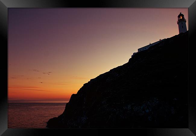 Mull of Galloway Lighthouse Scotland Framed Print by Derek Beattie