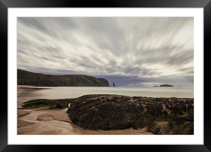 Sandwood Bay Scotland Framed Mounted Print by Derek Beattie