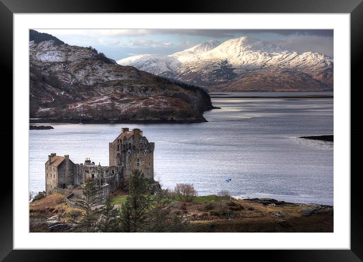 Eilean Donan Castle Scotland. Framed Mounted Print by Derek Beattie