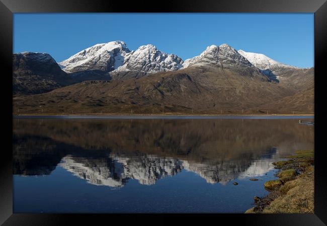 Blaven Reflections Isle of Skye Framed Print by Derek Beattie