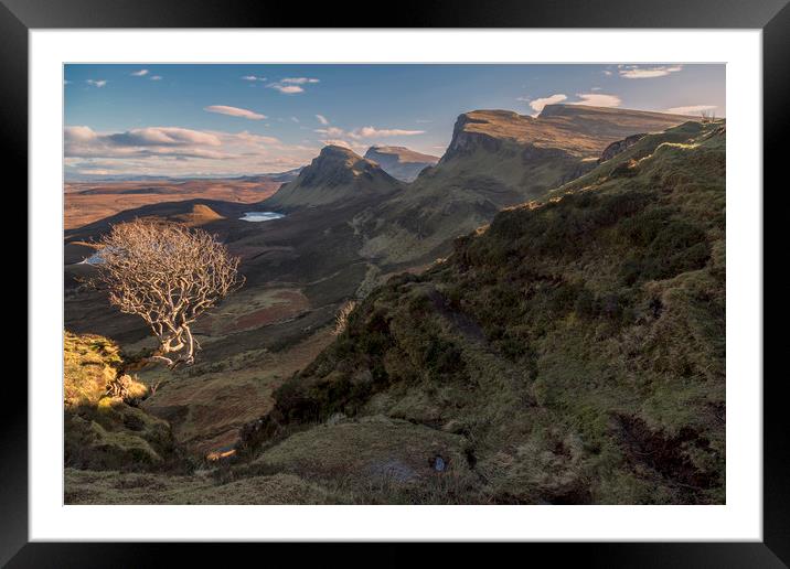The Quiraing Isle of Skye Framed Mounted Print by Derek Beattie